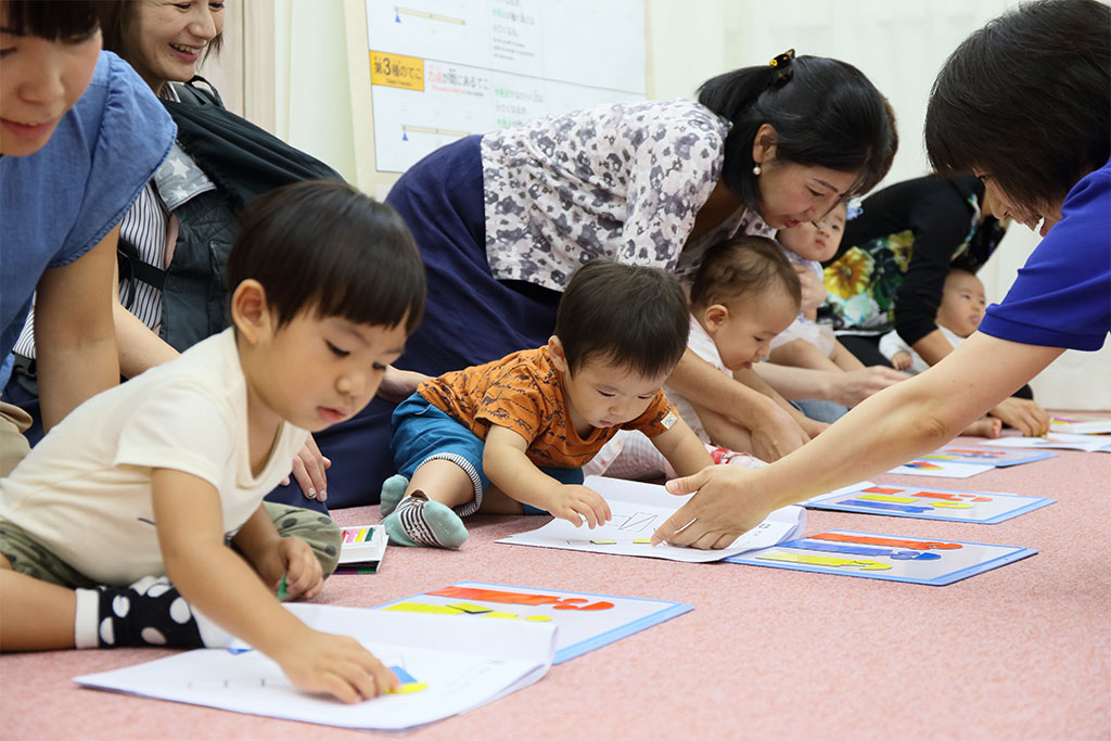 ヘーグル名古屋今池校 幼児部の授業風景