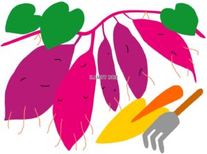 秋の収穫 芋ほり 幼児教室ヘーグル名古屋今池校