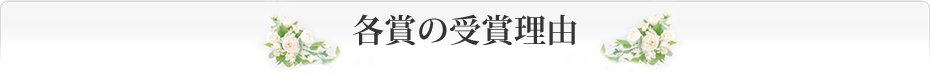 各賞の受賞理由