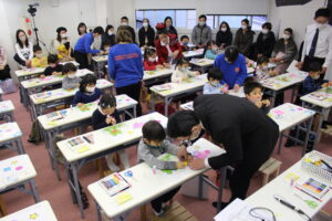 へ―グル/HEGL/幼児教室/幼児教育/子育て/年長/5歳児/超集中/脳力開発/目標達成/超集中モード/短時間/大量記憶/手ごたえを実感することが出来る講座/小学校受験集中特訓講座(通称:木曜特講)/初めてのPAD/受験/オリエンテーション/急成長/