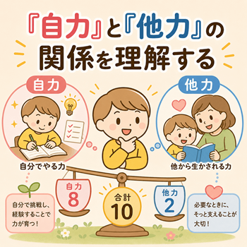 『自力』と『他力』の関係を理解する