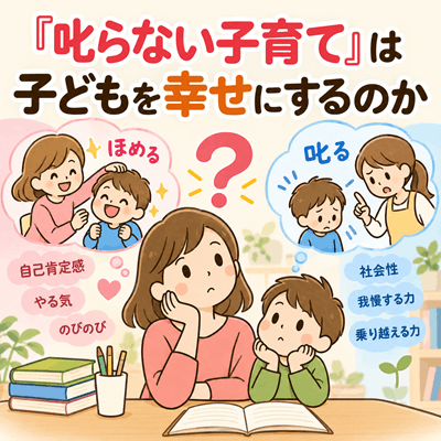 「叱らない子育て」は子どもを幸せにするのか